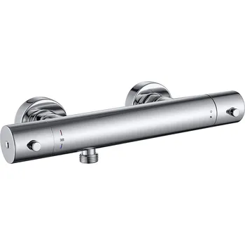 Vodovodní baterie CERANO - Sprchová nástěnná baterie - termostatická - Tondo - chrom