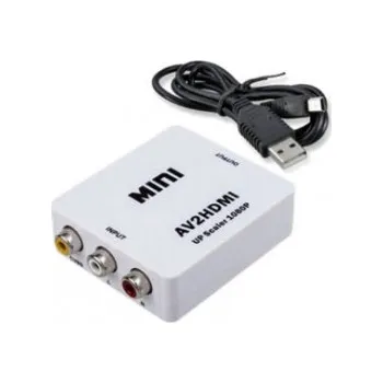 Adaptér MINI AV2HDMI 3x RCA - HDMI