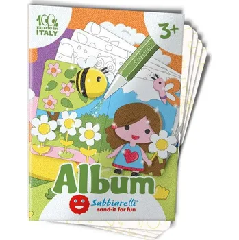 kreativní sada Sabbiarelli Album na pískování - Roční období 3+