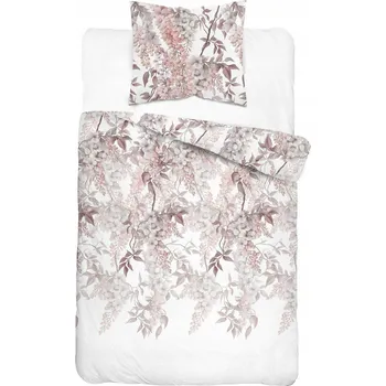 Povlečení Povlečení saténové 5810 B bílé 6871 140x200 DETEXPOL