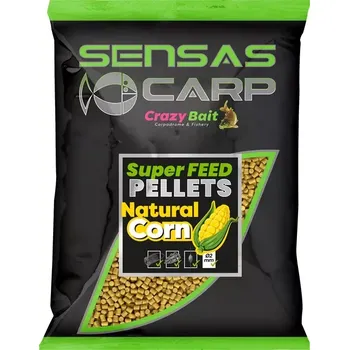 SENSAS Pelety Super Feed Natural Corn 650g 4mm (SENSAS Pelety Super Feed Natural Corn 650g 4mm)