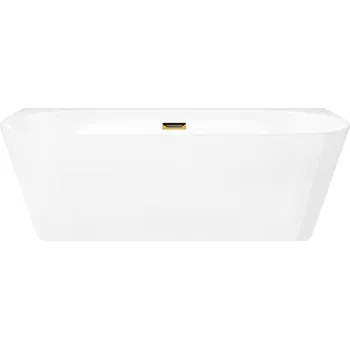 Vana Obdélníková akrylátová vana Corsan, odtok uprostřed, 160 x 74 cm