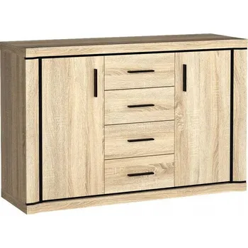 Komoda Komoda Jarstol 137 x 43,5 x 91 cm dub sonoma matná