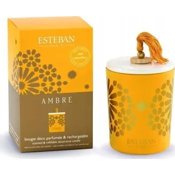 Svíčka Parafínová vonná svíčka AMBRE Esteban 1 ks