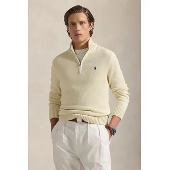 Pánský svetr Bavlněný svetr Polo Ralph Lauren 710859939 béžová 01X, vel. S