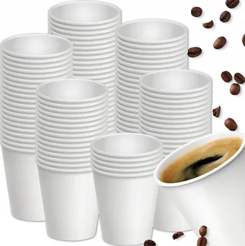 Jednorázové nádobí Na jedno použití Papírové kelímky bez plastů bez příplatků SUP eco 250 ml 100 ks