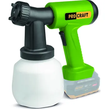 Stříkací pistole Aku stříkací pistole Procraft PSE22bb s funkcí ofukování (bez baterie a nabíječky)
