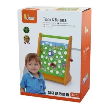 Dřevěná hračka Dovednostní hra Viga Dřevěné budiště Viga