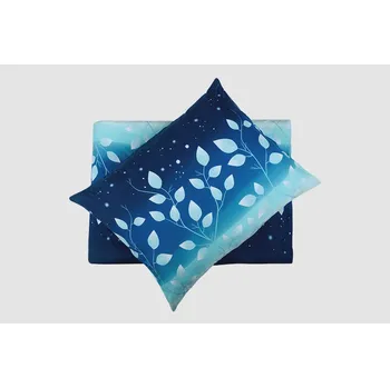 Povlečení Povlečení mikrosatén prodloužené NATY modré