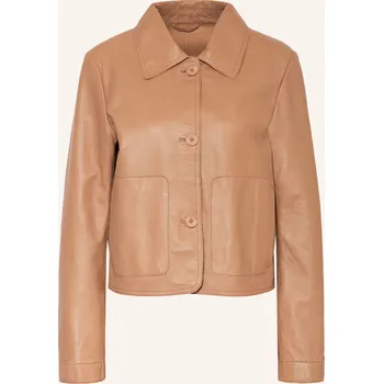 Dámský blejzr Milestone Dámská Kožená Bunda Msammi, koňaková, 40