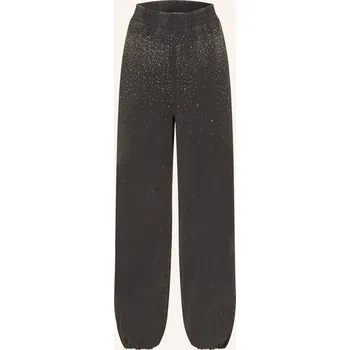 Liu Jo Dámské Tepláky S Ozdobnými Kameny, černá, 40