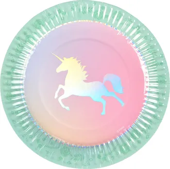 Talíř Talíře Arpex jednorožec 18 cm 8 ks