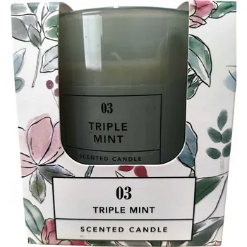 Svíčka Parafínová vonná svíčka TRIPLE MINT Zd trading