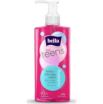 Sprchový gel Bella for Teens tělový a intimní mycí gel s melounovou vůní, 250 ml