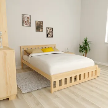 Postel EB Postel z masivu Andy 90 x 200 cm - Přírodní