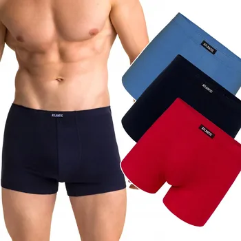 Pánské oblečení X3 Pánské sportovní boxerky Atlantic 3MH-048 Bavlněné trenýrky Sada - XXL