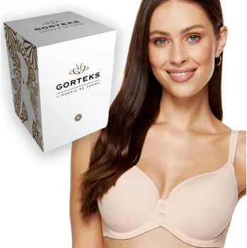Dámské spodní prádlo Gorteks vyztužená podprsenka béžová velikost 70D