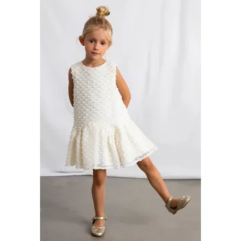 Dívčí šaty Dívčí šaty Mayoral 3911.6A.Mini.PPY2 bílá 00X, vel. 122