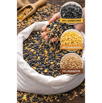 Krmivo pro ptáka Krmivo pro ptáky slunečnice černá 20 kg