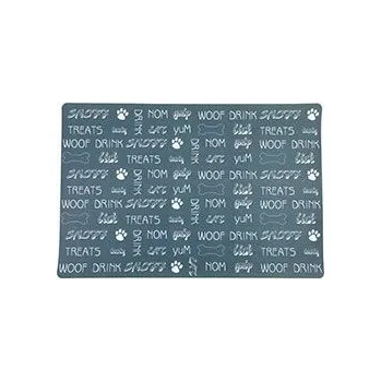 Miska pro psa Silikonová podložka pod misku 8in1 modrá 0 l