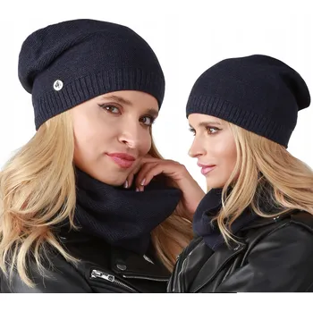 Čepice Alur sada: čepice a nákrčník (rolák) univerzální velikost, modrá