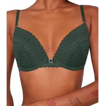 Dámské spodní prádlo Triumph push-up podprsenka zelená velikost 75E