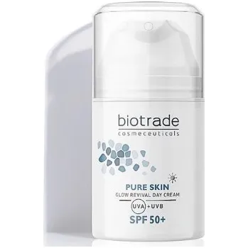 Pleťový krém Denní rozjasňující krém s SPF 50+ Pure skin Biotrade 50ml