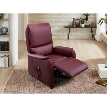 Křeslo ADRIAN PLUS BASIC XC luxusní kožené polohovací křeslo s 2-motorovou funkcí s asistencí vstávání