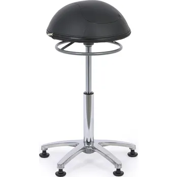 B2B Partner Balanční pracovní stolička LOLA, kulatý sedák, s kluzáky