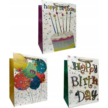 Dárková taška Dárková Taška taška k narozeninám M s širokým dnem