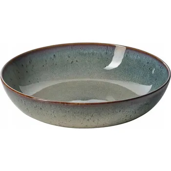 MÍSA BÉŽOVO-ZELENÁ VELKÁ 30 cm KAMENINA GLAZOVANÁ IKEA GLADELIG