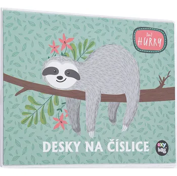 desky na sešit Zásobník na číslice - Lenochod