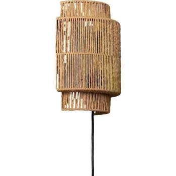 Nástěnné svítidlo Nástěnné svítidlo boho rustikální ratanové přírodní dekorativní Abruzzo