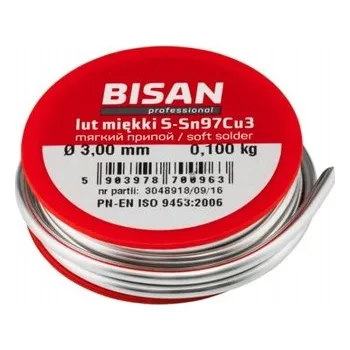 Páječka Pájka měkká 3,0 mm 100g BISAN pájecí cín