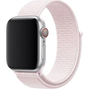 Řemínek na hodinky AW Nylonový řemínek na Apple Watch na suchý zip - Růžový Šířka uchycení řemínku: 38/40/41/42mm, Barva: Růžový IR-AWNL012
