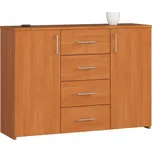 Komoda Akord 110 x 35 x 80 cm olše matná