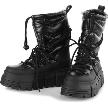 Dámská zimní obuv boty zimní dámské - Vegan - BUFFALO - 1622341-BLK - 36