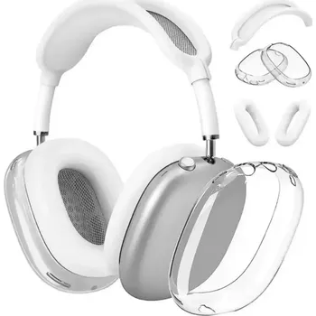 Příslušenství pro sluchátka Enem Jednobarevný obal 3v1 na Airpods MAX - Průhledný IRAMX-007