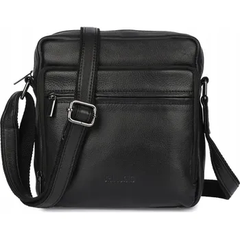 Bellugio taška na dokumenty z pravé kůže, bez vzoru