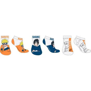 Chlapecké kotníkové ponožky NARUTO - 3 páry, vel. 31-38 Velikost: 31