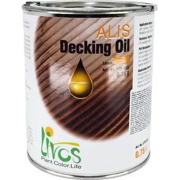 Olej na dřevo LIVOS ALIS 579-748 venkovní olej Břidlicově šedá 0,75 L