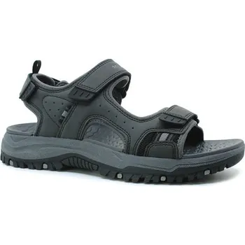 Pánské sandále SKECHERS Rigdon 205139/BLK černé, pánské sandály vel.43 (SKECHERS RIGDON 205139)