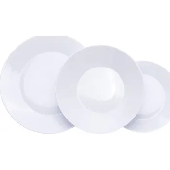 Talíř Thun 1794 Tom PR, talířová souprava, bílá, porcelán, Thun, 18 d.