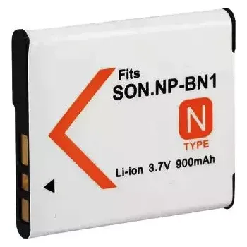 TopTechnology Baterie SONY NP-BN1 900mAh Li-Ion 3.6V / 3.7V, akumulátor pro digitální fotoaparáty, nahrazuje originál