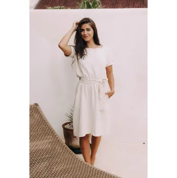 Dámské šaty Šaty Boho Short Linen, XS/S