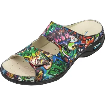 Dámské pantofle Viena graffiti Obuv Nursing Care 42