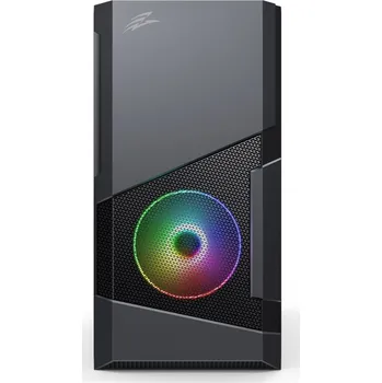 PC skříň EVOLVEO M5, skříň mATX, 2x RGB ventilátor, sklo