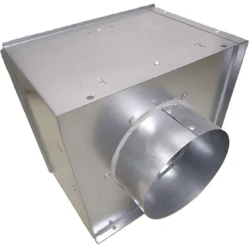 Ventilace Připojovací krabice čtyřhranná - vertikální 400 Přívodní