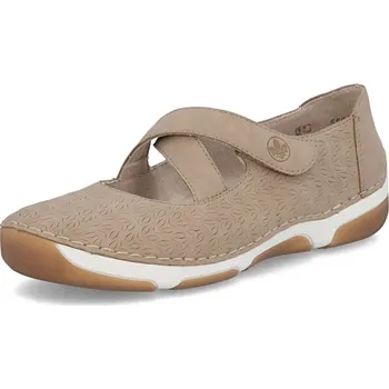 Dámské baleríny Dámské baleríny RIEKER 55958-20 béžová S6 37