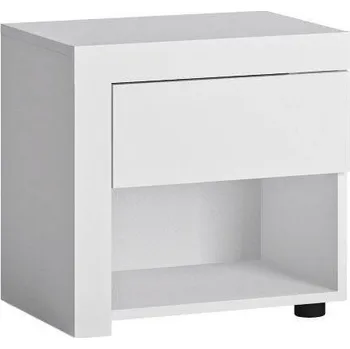Noční stolek LYON BÍLÁ Noční stolek 1S LYOK03L - Meble Wójcik
